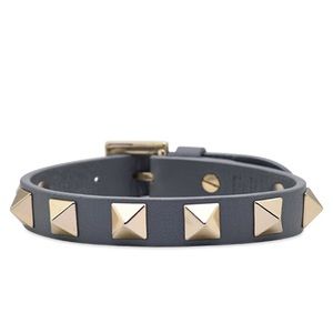 Valentino rockstud leather bracelet